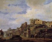 Jan van der Heyden Tiber Island Landscape oil painting artist